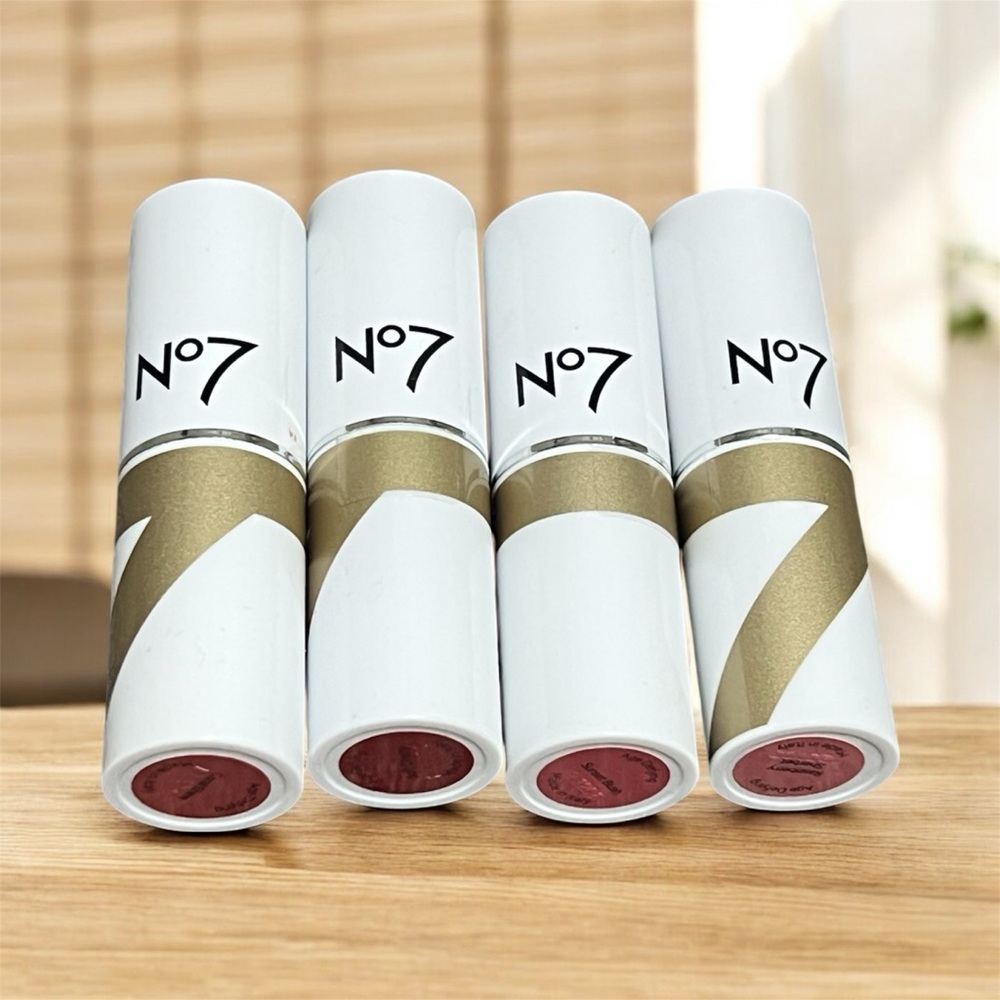 No7 Moisture Drench Lipstick - Rich Berry Raspberry Sherbet, sunset Blush